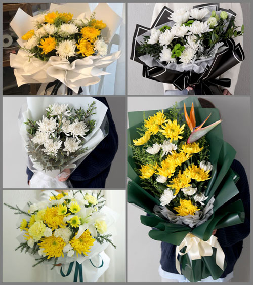 山东莱芜莱城区张家洼街道北山阳村白事花束代送
